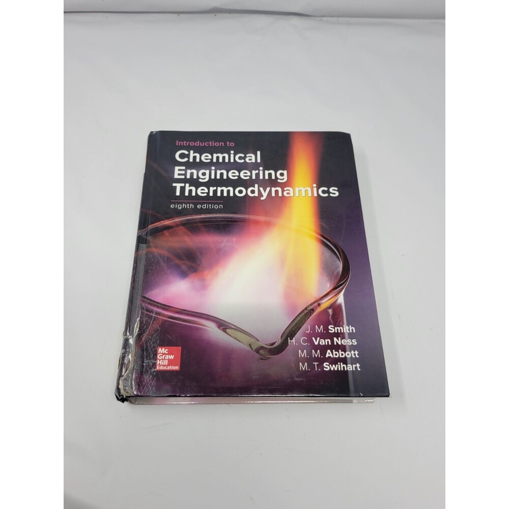Introduction to Chemical Engineering Thermodynamics (Civil Engineering) 8th Edi